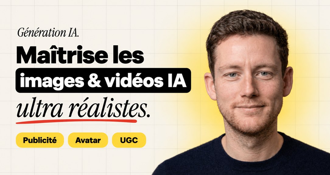 Génération IA : maîtrise les images et vidéos IA ultra réalistes